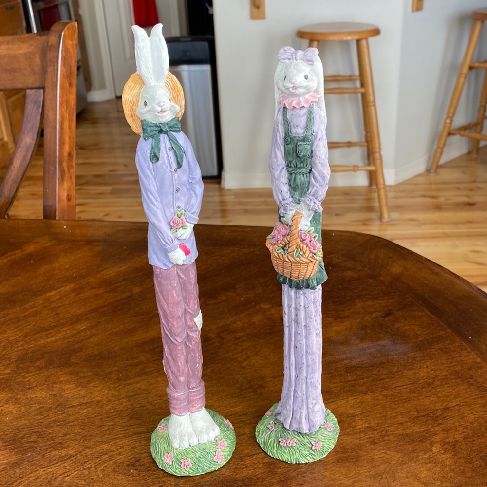 Ceramic rabbits